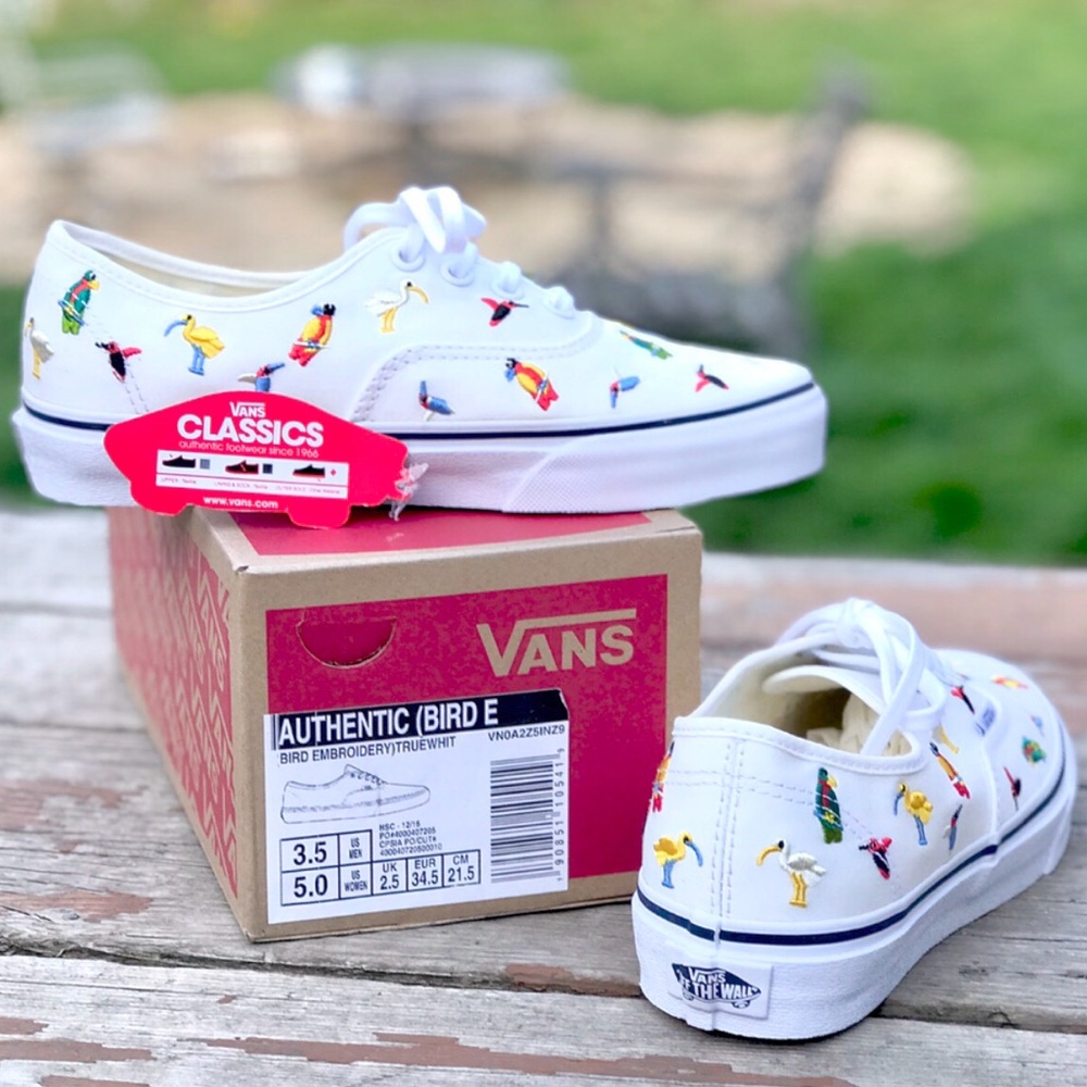 SOLD Kids List NWT RARE Vans Bird Embroidered - Picture 6 of 8